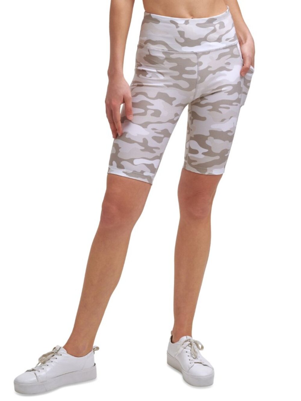 Calvin Klein Womens Performance High-Waist Bike Shorts